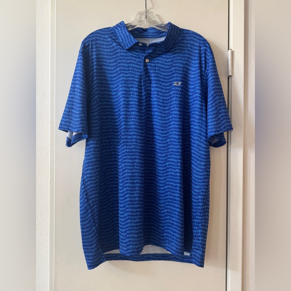 Vineyard Vines Men's Performance Printed Sankaty Polo size Large